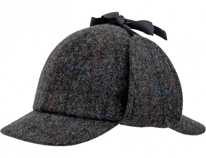 Sherlock - la gorra tipo cazador confeccionada en Harris Tweed