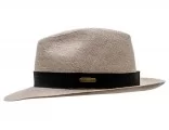 Sombrero ancho fedora de verano de lino fresco ultraligero transpirable sombrero para el sol unisex para vacaciones y playa