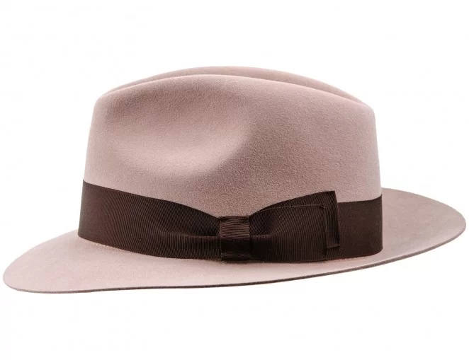 Sombrero de ala grande ancha estilo fedora para hombre de fieltro de conejo sombreroshop sombreros de fieltro