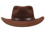 Sombrero de ala ancha grande estilo fedora western vaquero para hombre de fieltro de lana venta de sombreros Sterkowski