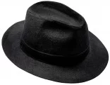 Sombrero de gángster fedora de ala ancha cosido de lana sombrero de otoño la sombrerería online Sterkowski