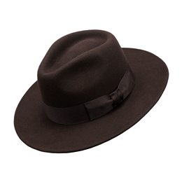 Sombrero Indiana Jones estilo fedora para hombre de fieltro de lana ovina de ala grande sombrero hombre invierno