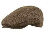 Gorra plana inglesa para hombre de Harris Tweed escocés, lana pura 100%