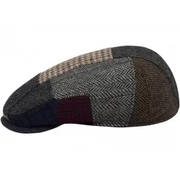 Cachucha plana gorra de lana abrigada de retales patchwork tienda de gorras online Sterkowski