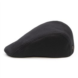 Gorra de vestir de invierno abrigada para hombre plana lisa visera ivy al estilo inglés con orejera plegable
