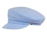 Gorra de pescador al estilo griego náutico de lino absorbente gorras de verano ultraligeras