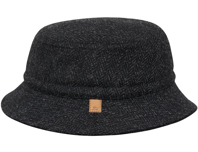 El sombrero Glen de cubo para hombre o mujer confeccionado en Harris Tweed lana pura