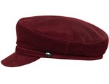 Gorra de pana algodón patrón de yate gorro marinero pesquero sombrero de capitan marina mercante y de recreo