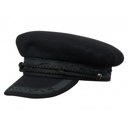 Sombrero marinero capitan pescador griego gorra marinera de plato marinería militar de lana abrigada 2