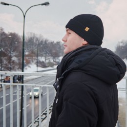 Gorro de lana merina para hombre y mujer, gorro tejido, gorro de punto, beanie invernal 2