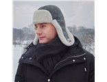 Gorro invernal de piloto aviador ushanka ruso sovietico de esquí de zalea de oveja piel genuina con orejeras solapas