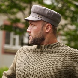 Gorra de hombre verano transpirable gorro de lino con visera gorra newsboy 2
