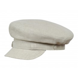 Gorra de pescador al estilo griego de lino de verano gorra chico panadero 2