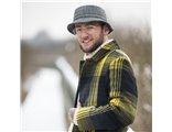 El sombrero Glen de cubo para hombre o mujer confeccionado en Harris Tweed lana pura