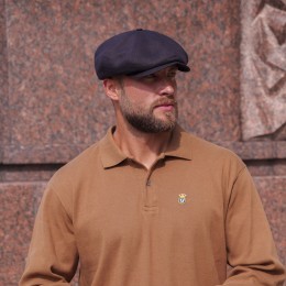 Boina inglesa de lino al estilo vintage de hombre parte de disfraz 2