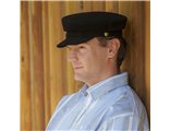 Gorra de John Lennon de pana algodón patrón de yate gorro marinero pesquero sombrero de capitan marina mercante y de recreo