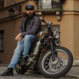 Gorra Gatsby de piel legítima gorro con visera hombre para el frío 2