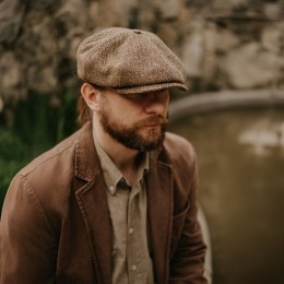 Boina plana hombre gorra de moda de mafia gorra Gatsby hombre 2