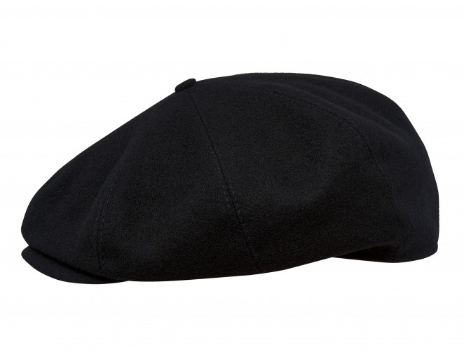 Gorra octagonal para hombre de otoño de lana pura gorra de taxista
