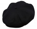 Gorra octagonal para hombre de otoño de lana pura gorra de taxista