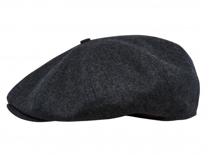 Gorra octagonal para hombre de otoño de lana pura gorra de taxista