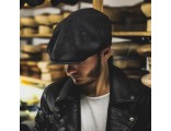Gorra octagonal para hombre de otoño de lana pura gorra de taxista