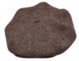 Boina octagonal para caballero de otoño de tweed lana gorra urbana