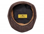 Boina octagonal para caballero de otoño de tweed lana gorra urbana